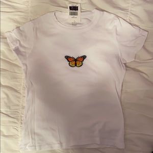 Brandy Melville butterfly shirt